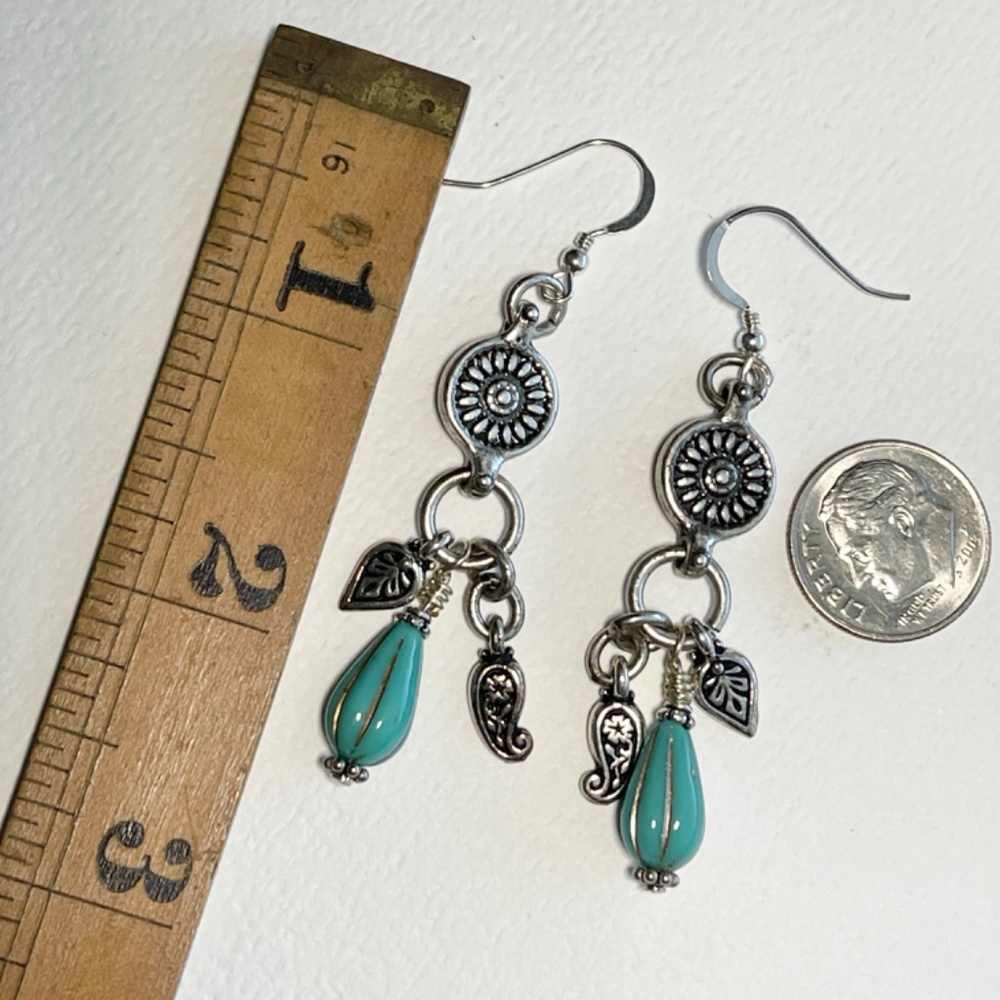 ARTISAN Earrings “Southwestern Charm” Dangles - Picture 4 of 6